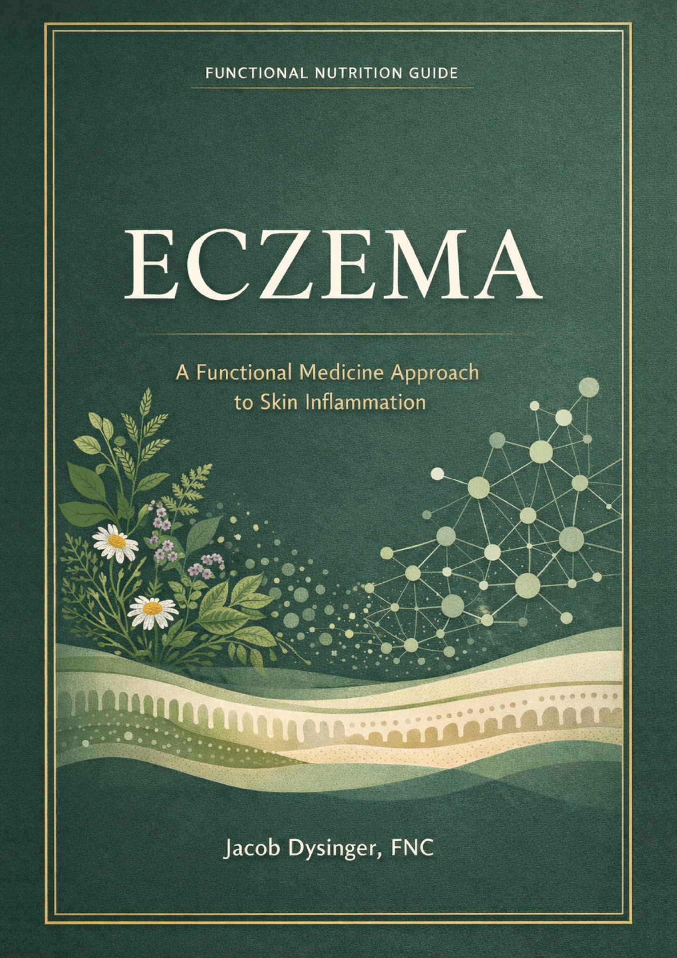 Functional Nutrition For Eczema guide  -  PDF cover and sample interior pages